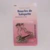 Boucles de salopettes nickelées X2