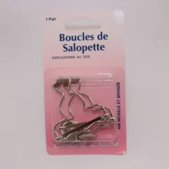 Boucles de salopettes nickelées X2