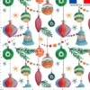 Boule et guirlande de noel - Fond blanc