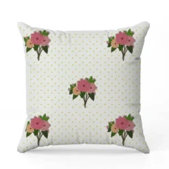 Bouquet de dahlias et pois jaunes - Fond blanc - Création La Fossette