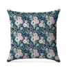 Bouquet de fleur pastel - Fond bleu foncé