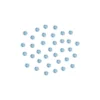 Bouton bleu clair nacré 4 trous 11mm