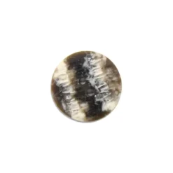 Bouton imitation corne 25mm beige et marron