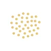 Bouton jaune nacré 4 trous 11mm