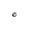 Bouton à queue argenté motif écusson 20mm