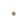 Bouton à queue or mat motif écusson 17mm