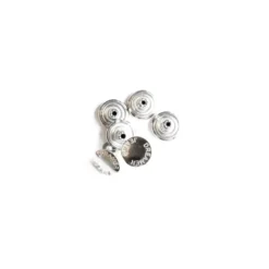 Boutons jeans nickelé x8