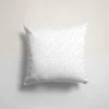 Brindilles et petites fleurs roses - Fond blanc