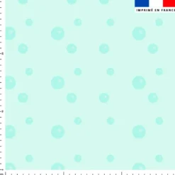 Bulles - Fond vert d'eau - Création Lili Bambou Design