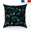 Carpe bleu canard - Fond noir