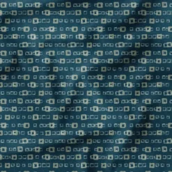 Carrés vert sauge - Fond bleu - Création Lucie OBATON