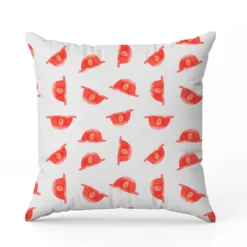 Casque de pompier rouge - Fond blanc