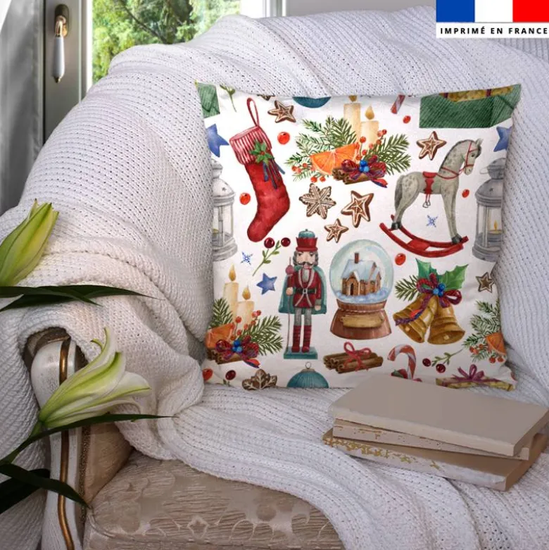 Casse-noisette aquarelle - Fond blanc