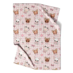 Chihuahuas vichy - Fond rose - Création Jolifox