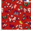 Chinoiserie papillons et cerisiers - Fond rouge - Création Andréa Leonelli
