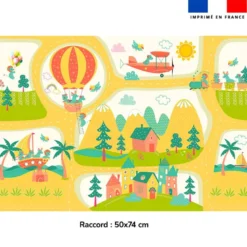 Circuit animaux en vacances - Fond beige