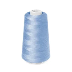 Cône de fil à surfiler et à coudre bleu étoile