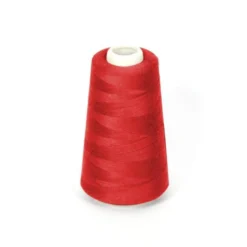 Cône de fil à surfiler et à coudre rouge