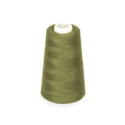 Cône de fil à surfiler et à coudre vert olive