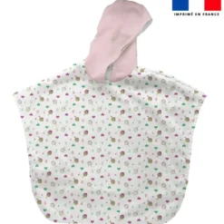 Coeur d'artichaut rose et vert - Fond blanc - Création Lili Bambou Design