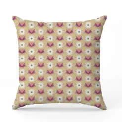 Coeur de fleur - Fond beige - Création Lili Bambou Design