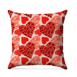 Coeur love rouge - Fond blanc
