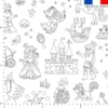 Coton à colorier château de princesse