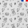 Coton à colorier motif monstre
