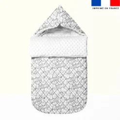 Coton à colorier motif Teckels de Noël - Création Stillistic