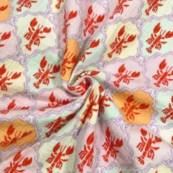Coton matelassé homard