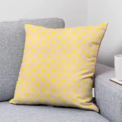 Coton naturel motif tête de mort jaune fluo