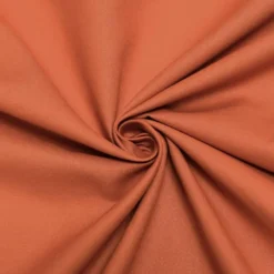 Coton uni rouille