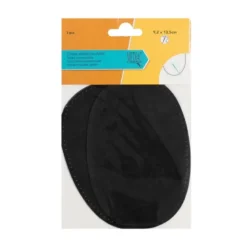 Coudes thermocollants imitation daim anthracite X2