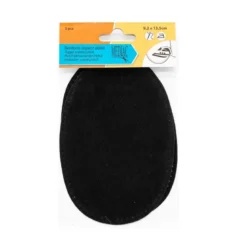 Coudes thermocollants imitation daim noir X2