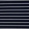 coupon - Coupon 80cm - Jersey viscose rayé bleu et blanc