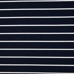 coupon - Coupon 80cm - Jersey viscose rayé bleu et blanc
