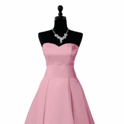 coupon - Coupon 100cm - Satin duchesse rose
