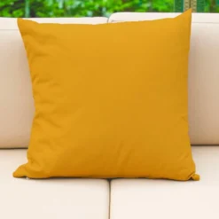 coupon - Coupon Défaut froissé sur un bord de lisière 50cm - Simili extérieur jaune moutarde