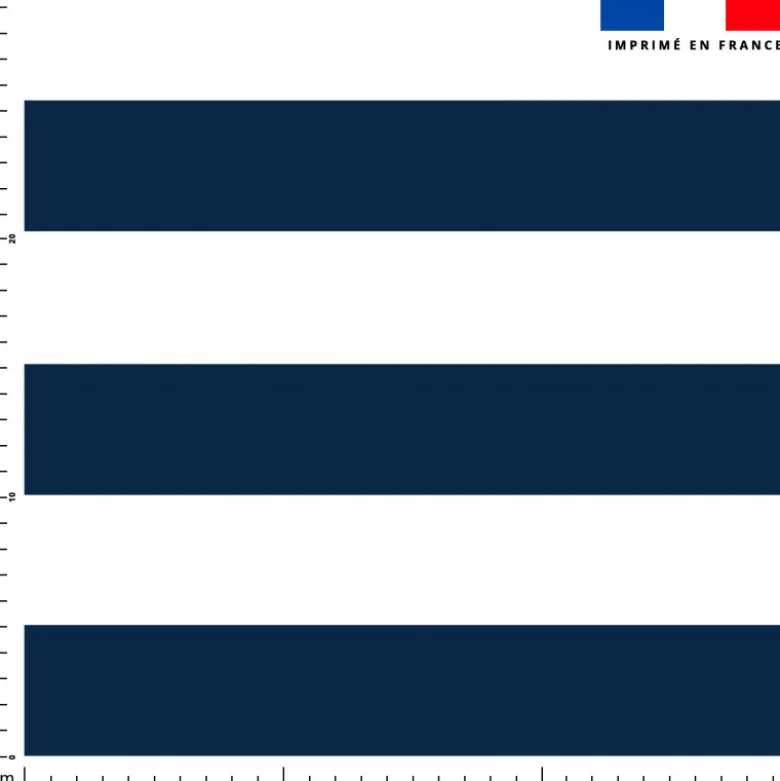 coupon - Coupon Défaut impression 150cm - Rayé bleu et blanc - Coton cretonne 156gr/m² - 148 cm