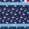 coupon - Coupon pour serviette de plage motif summer rex - Tissu Peau de Pêche 294 gr/m² - Serviette 143x143cm (non cousue)