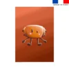 Coupon couverture imprimé amis ptit déj Pain au chocolat - Création Stillistic