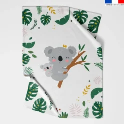 Coupon couverture imprimé baby koala