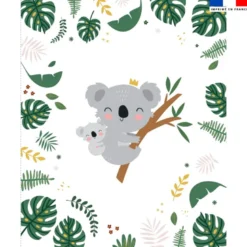 Coupon couverture imprimé baby koala