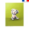 Coupon couverture imprimé bébé dalmatien - Création Stillistic