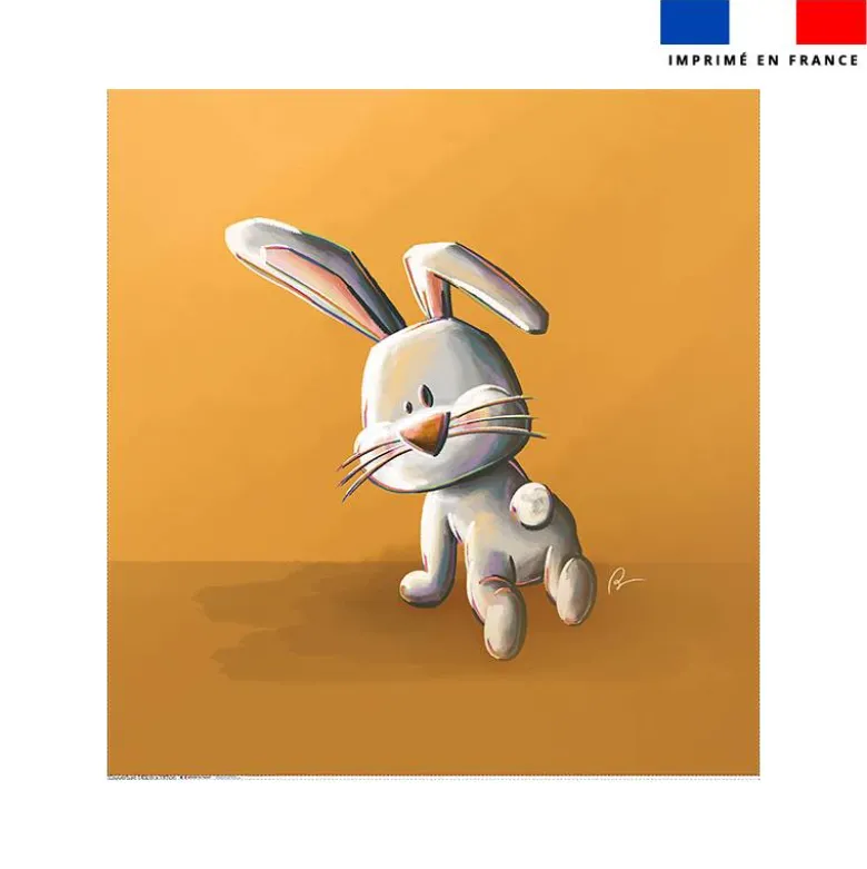 Coupon couverture imprimé bébé lapin - Création Stillistic