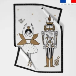 Coupon couverture imprimé casse-noisette