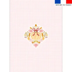 Coupon couverture imprimé douceurs d'automne