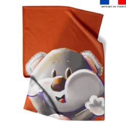 Coupon couverture imprimé Koala Lou-Stick - Création Stillistic