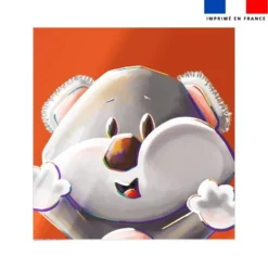 Coupon couverture imprimé Koala Lou-Stick - Création Stillistic
