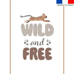 Coupon couverture imprimé léopard